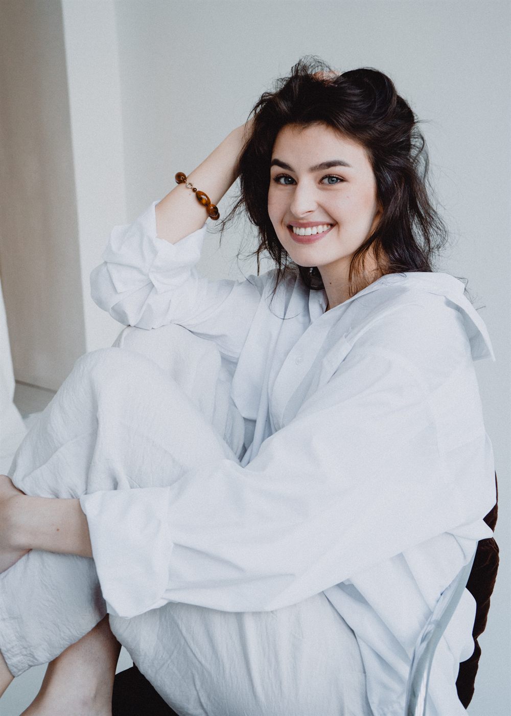Czelleng Réka mosolyogva
